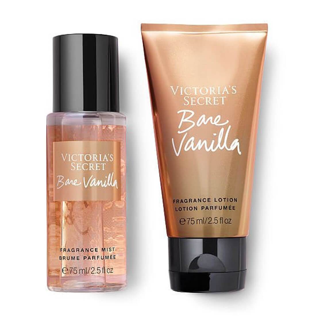 Victorias Secret Bare Vanilla Fragrance Gift Set Mist Lotion Tidlon